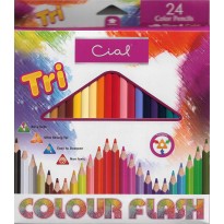 Cial Color Pencils 24 (Silver & Gold)